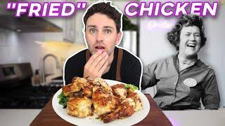 Julia Child’s “Fried” Chicken (I Have Questions)