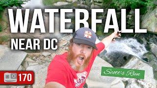 Awesome and EASY Waterfall Hike Near Washington DC | Scott's Run Trail | ADV 170