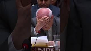 Palestinian UN envoy in tears over deaths of Gaza children