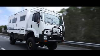 SLRV Expedition Isuzu FTS800 at Byron Bay