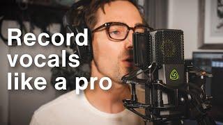 TOP 10 Tips for Recording Vocals in your Home Studio