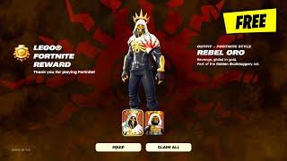 *NEW* How to UNLOCK Rebel Oro Skin FOR FREE from the Fortnite LEGO Pass!!