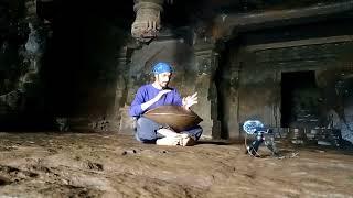 handpan music | Rhythm Divine |  Jain Caves Igatpuri @divinesoundbydineshgohil