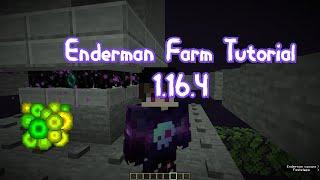 Minecraft Simple OP Enderman Farm Tutorial (1.16+) (Java)