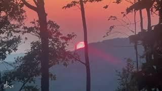 Sadhguru Shoots Sun-Set at Isha Institute of Inner Sciences, Tennessee, USA