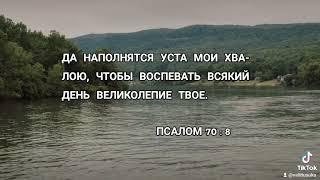 Да наполнятся уста мои хвалою, чтобы воспевать всякий день великолепие Твое.Псалом 70:8