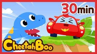 30min of Best Dinosaur songs for kids | Compilation | Nursery rhymes & Kids Song | #Cheetahboo