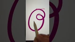 Q Write in style ️ #satisfying #beautiful #writing #wow #youtubeshorts #shorts #viral #handwriting