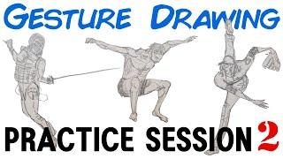 Gesture Drawing Practice : DRAW WITH ME