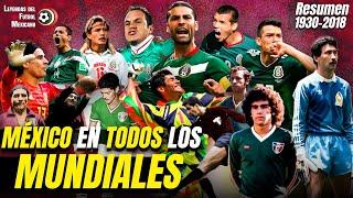 RESUMEN de MÉXICO en TODOS los MUNDIALES  PARTIDO a PARTIDO (1930-2018)