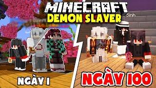 KiraMC Tóm Tắt 100 Ngày Minecraft Sinh Tồn Demon Slayer Server LuckyVN Cùng OzinMC !!