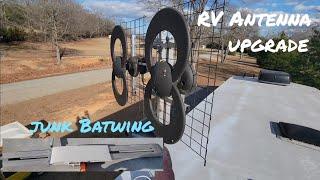 RV TV antenna upgrade, Batwing is junk @Vassmotorsports