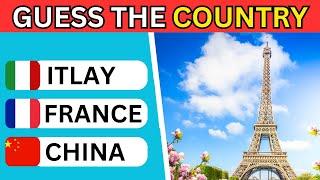 Can You Guess the Country from Its Famous Landmark? | Quiz Genzee