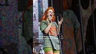 Top 5 best Hayley Williams all I wanted high notes #hayleywilliams #live #paramore