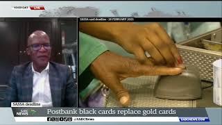 SASSA Deadline | Beneficiaries urged to get new Postbank Black Cards before end of this month