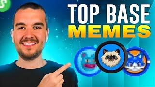 Top 5 BASE MEME Coins with 100X Potential!