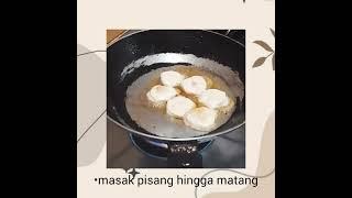 Cara membuat pisang goreng