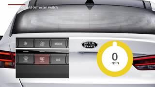 Optima Plug-In hybrid - Rear windshield defroster Switch (For EU)