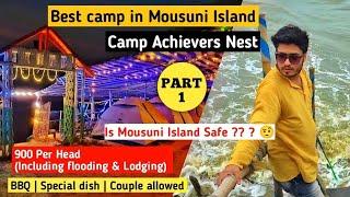 Spent one day in Mousuni Island  | Worst Experience | Cheapest Camp  | Achievers Nest Camp.