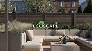 Composite Fencing system by Ecoscape UK