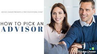 How To Pick An Advisor