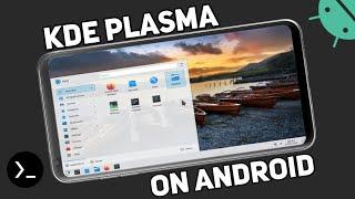 KDE Plasma on Android | No Root