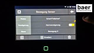 baer Funk Bewegungssmelder in KT2 Alarmanlage einlernen
