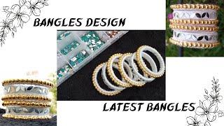 Old bangles convert into new bangles//banglesdesign//mirrorwork bangles//Made by Lata karlupia ...