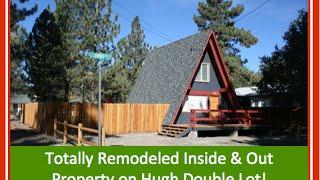 Cozy Big Bear City Cabin for Sale on a Hugh Double Lot