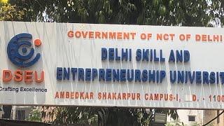 Delhi skill and entrepreneurship university |#6vlog| dseu | college fun | college  exploring