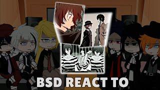 Bungou Stray Dogs react to Dazai Osamu - BSD React to Dazai / All parts compilation