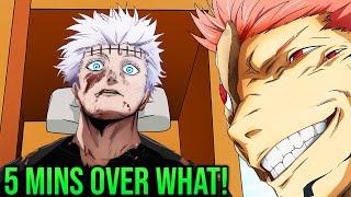 GOJO: YUTA'S 5 MINS FINISHED: DEAD OR ALIVE? HOW DID SUKUNA SURVIVE PURPLE? JUJUTSU KAISEN