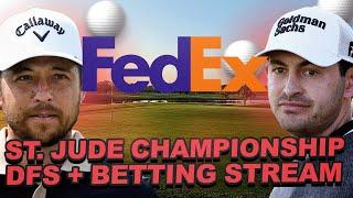 St Jude Championship DFS + Betting Livestream: GPP Strategy, Outrights, Prize Picks + Underdog Props