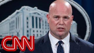 Trump's acting attorney general makes rare Mueller statement