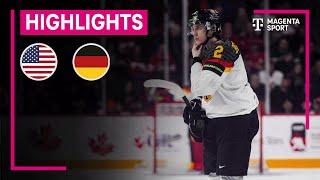 USA - Deutschland | IIHF U20 Eishockey-WM | MAGENTA SPORT