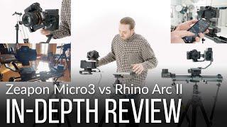 Zeapon Micro3 vs Rhino Arc II: Which Motorized Slider System Is Better? 