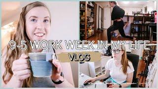 9-5 WORK WEEK IN MY LIFE AS A DATA ANALYST | Home Workouts, Weekly Reads & Being Productive WFH