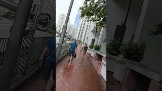 early morning walking going to market