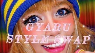 I’m Going Gyaru! Style Swap with Hello Lizzie Bee! Trying Out Amekaji Gyaru For The First Time