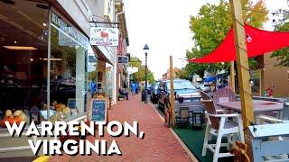 Walking Historic Warrenton, Virginia | Fauquier County, VA (October 2022)