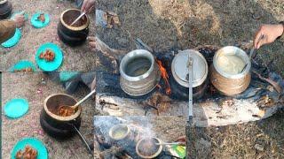 mutton party in forests at Kashmir|| mutton recipe || mutton korma recipe || friends mutton party