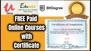 22 Free Certification courses 2020 | Free courses online with certificates