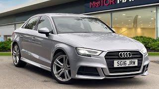 Used Audi A3 2.0 TDI S line Euro 6 (s/s) 4dr | Motor Match Crewe