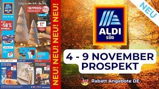 ALDİ SÜD Prospekte der Woche | 4 November - 9 November Prospekt | Rabatt Angebote DE