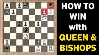 Chess match no.28 || How to Checkmate with Queen and Bishop ||CHESS TRICKS AND TIPS  TO WIN FAST