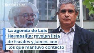 La agenda de Luis Hermosilla: la lista de fiscales y jueces con los que mantuvo contacto