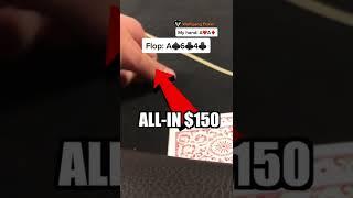 POCKET ACES!! FLOPPING TOP SET!! $480 ALL-IN POT?! #shorts