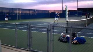 Doubles finals in first Goddard tennis tournament of the season.