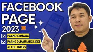 PAANO GUMAWA NG FACEBOOK PAGE | 2023