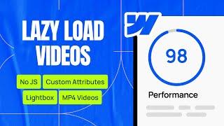 WEBFLOW SITE SPEED: How to Optimize Videos